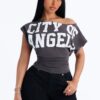 The Cordelia Draped Silk-Blend Blouse