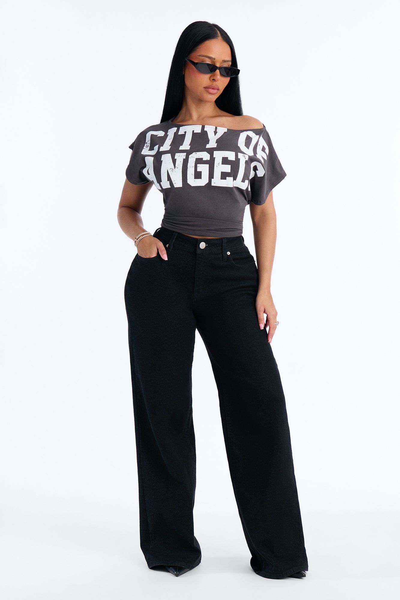 The Cordelia Draped Silk-Blend Blouse - Image 3 The Cordelia Draped Silk-Blend Blouse