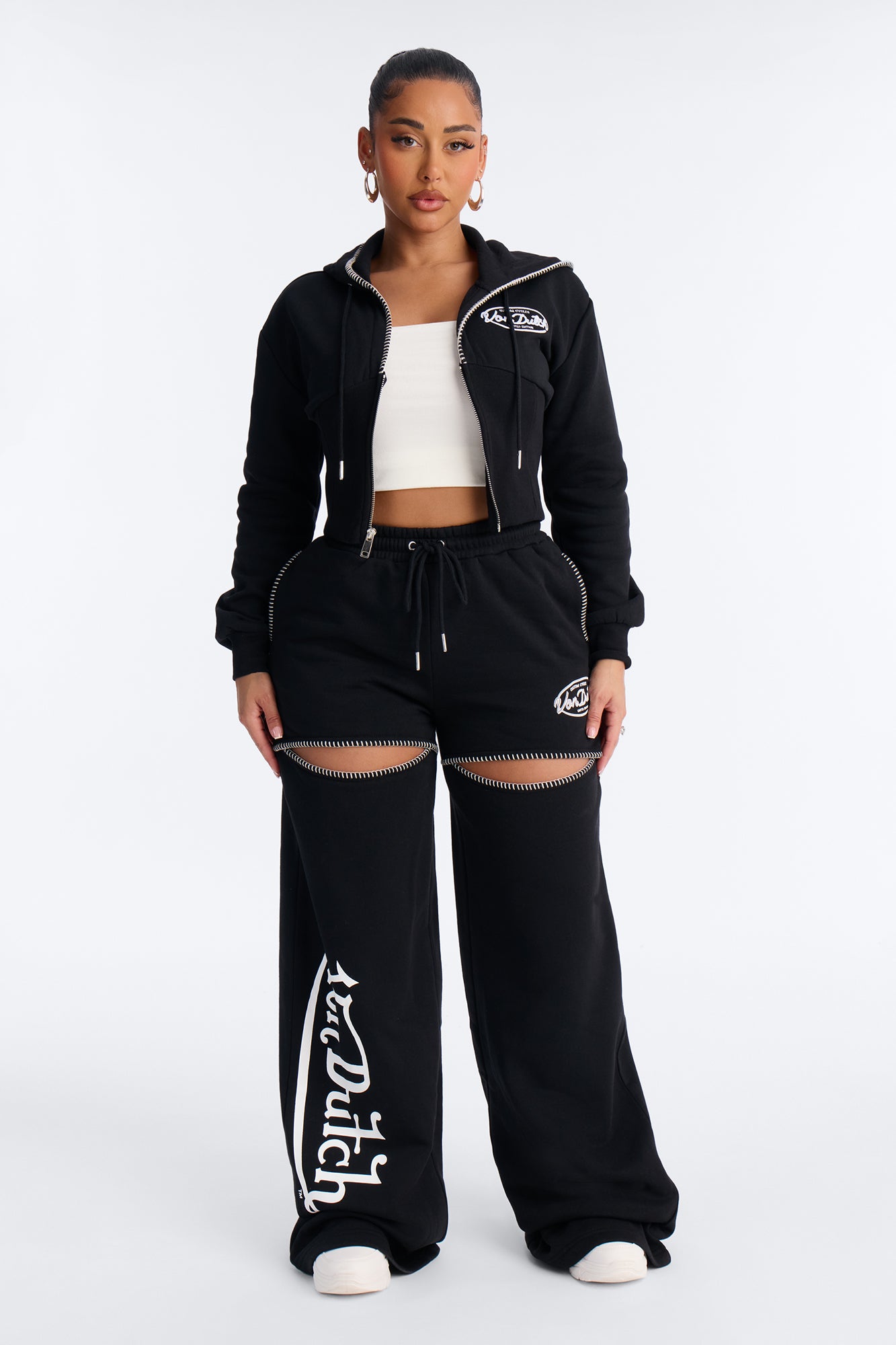 The Elysian High-Waisted Tailored Trousers - Image 2 The Elysian High-Waisted Tailored Trousers