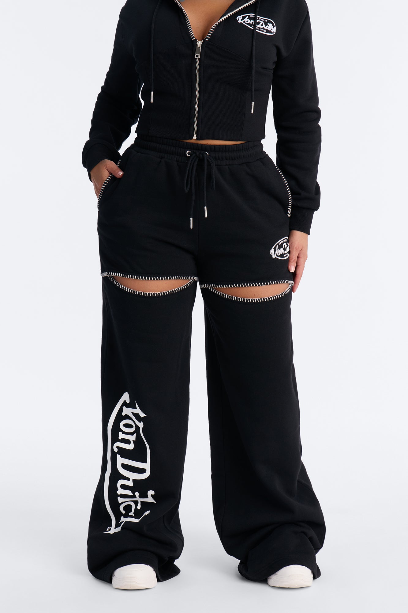 The Elysian High-Waisted Tailored Trousers - Image 3 The Elysian High-Waisted Tailored Trousers