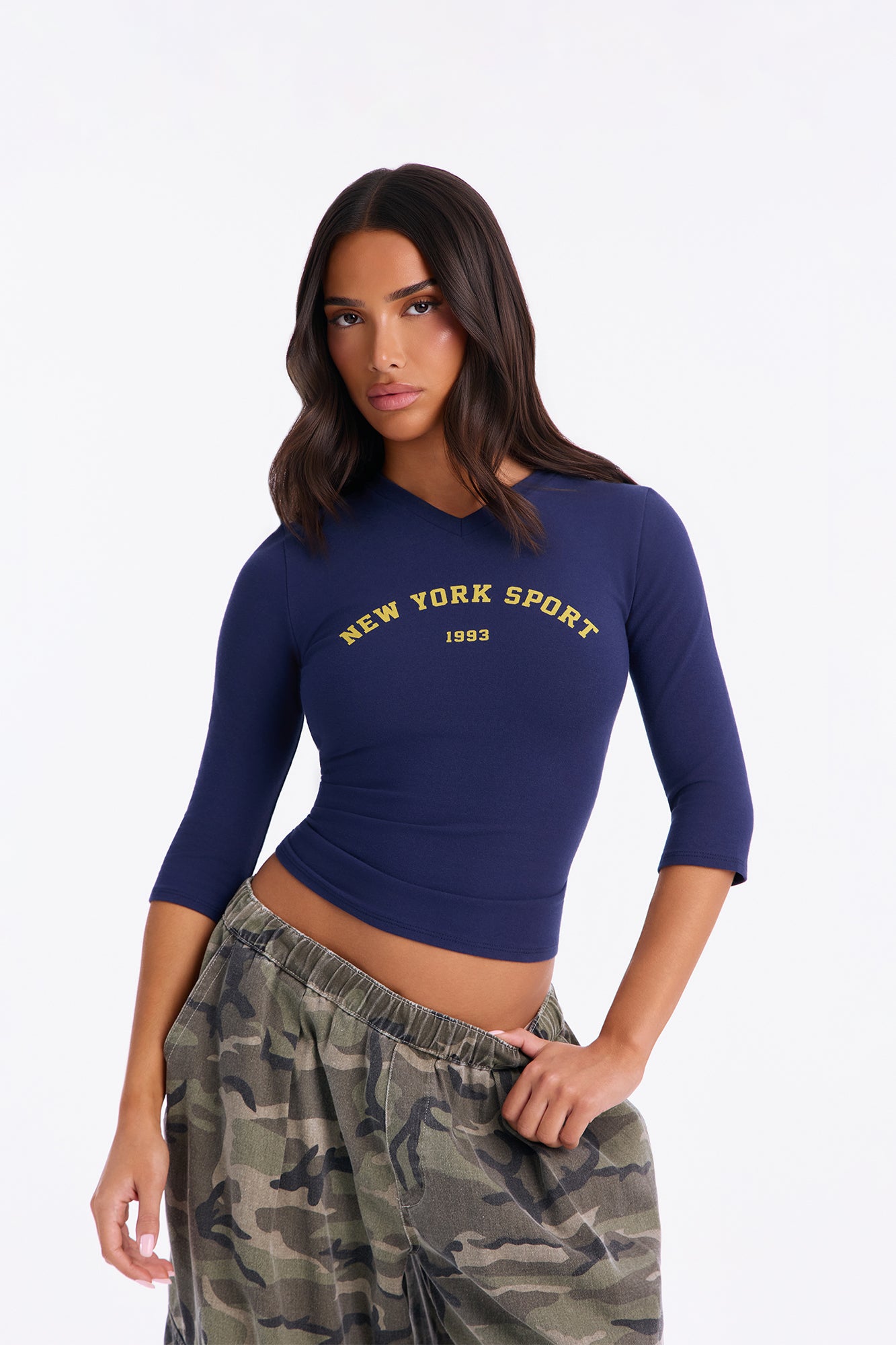 The Evangeline Luxury Cotton-Modal Tee - Image 1 The Evangeline Luxury Cotton-Modal Tee