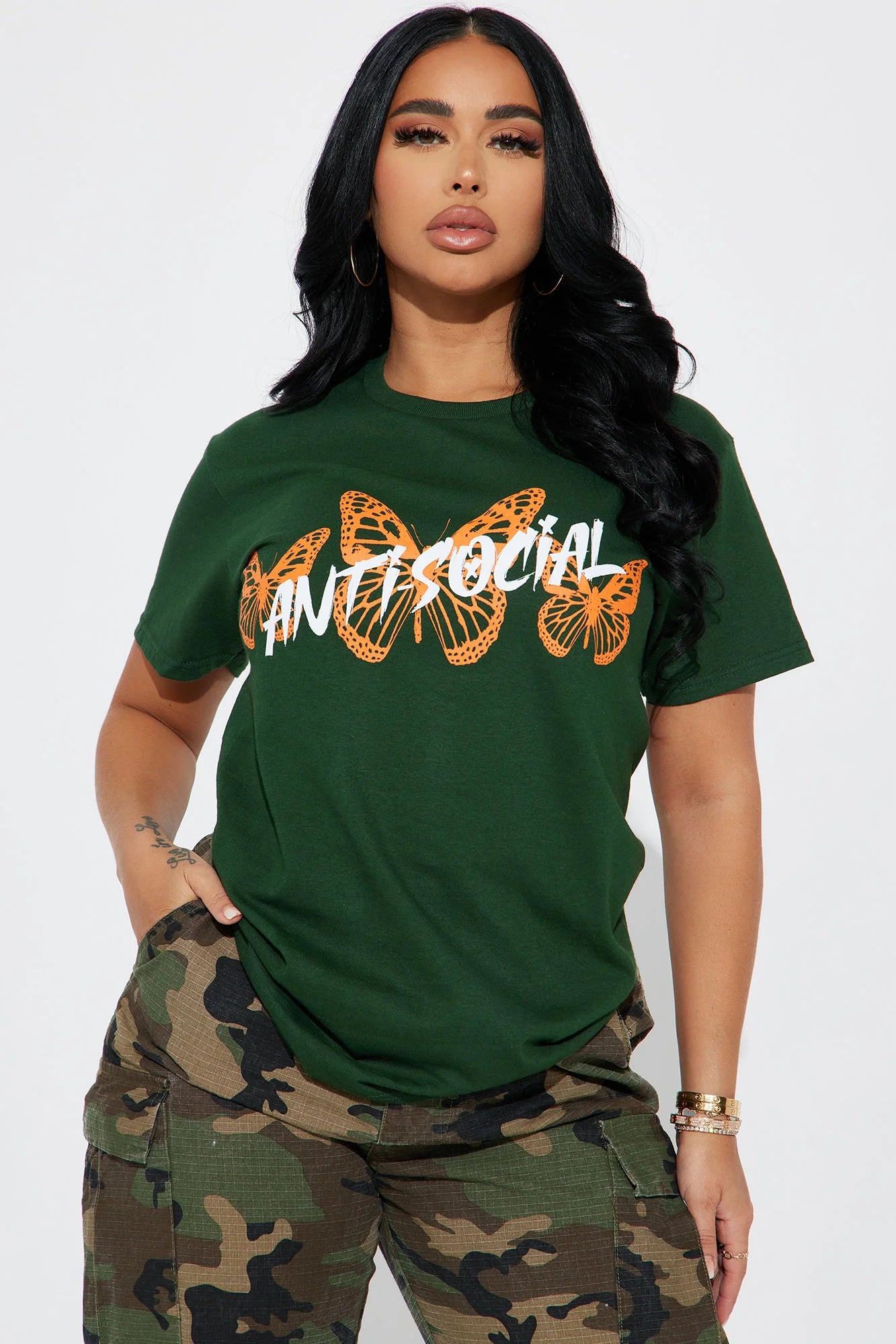 The Genevieve Luxury Cotton-Modal Tee - Image 1 The Genevieve Luxury Cotton-Modal Tee